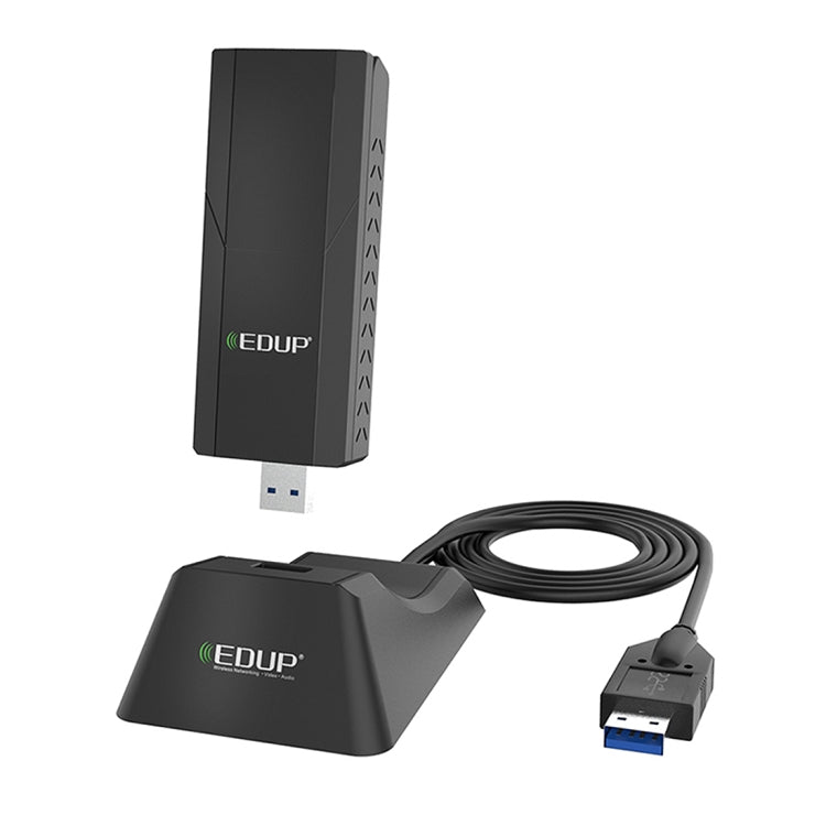 EDUP EP-AC1675 AC1900Mbps 2.4GHz & 5.8GHz Dual Band USB3.0 WiFi Adapter External Network Card - USB Network Adapter by EDUP | Online Shopping UK | buy2fix