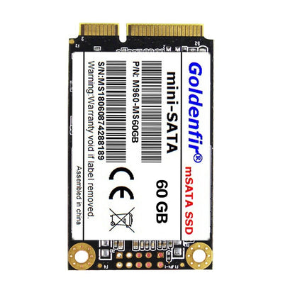 Goldenfir 1.8 inch Mini SATA Solid State Drive, Flash Architecture: TLC, Capacity: 60GB - Computer & Networking by Goldenfir | Online Shopping UK | buy2fix