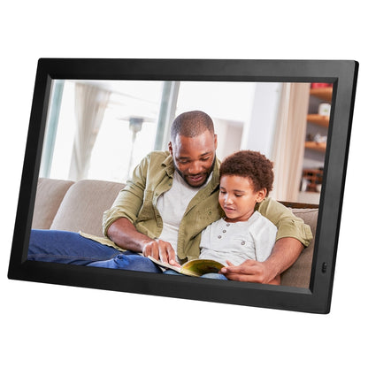 21.5 inch LED Display Digital Photo Frame with Holder & Remote Control, US Plug(Black) - 15 inch Above by buy2fix | Online Shopping UK | buy2fix