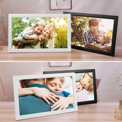 21.5 inch LED Display Digital Photo Frame with Holder & Remote Control, US Plug(Black) - 15 inch Above by buy2fix | Online Shopping UK | buy2fix