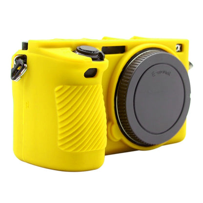 PULUZ Soft Silicone Protective Case for Sony ILCE-6500(Yellow) - Protective Case by PULUZ | Online Shopping UK | buy2fix