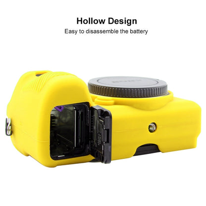 PULUZ Soft Silicone Protective Case for Sony ILCE-6500(Yellow) - Protective Case by PULUZ | Online Shopping UK | buy2fix