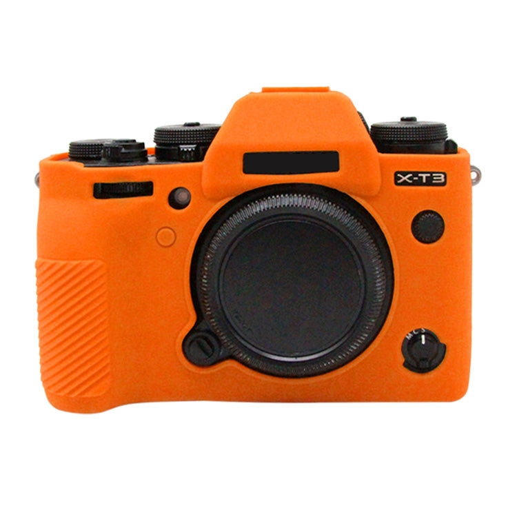 PULUZ Soft Silicone Protective Case for FUJIFILM XT3(Orange) - Protective Case by PULUZ | Online Shopping UK | buy2fix