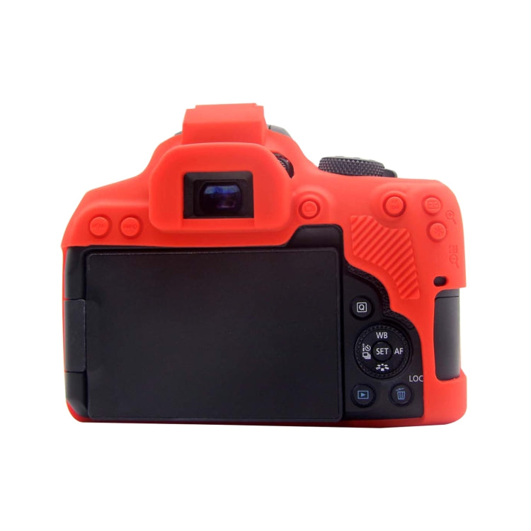 PULUZ Soft Silicone Protective Case for Canon EOS 850D(Red) - Camera Accessories by PULUZ | Online Shopping UK | buy2fix