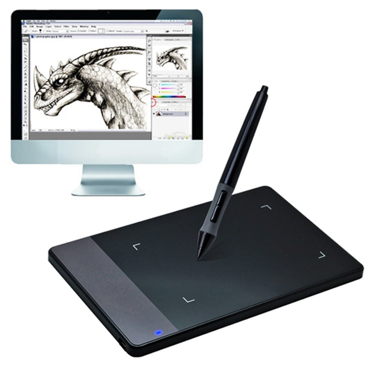 HUION 420 Portable Smart 4.0 x 2.23 inch 4000LPI Stylus Digital Tablet Signature Board with Digital Pen -  by HUION | Online Shopping UK | buy2fix