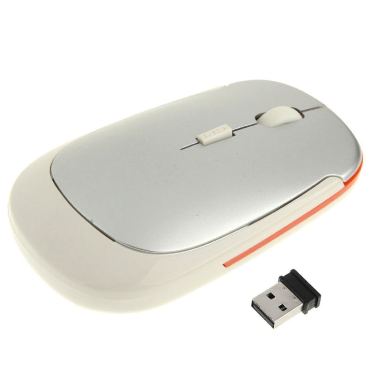 2.4GHz Wireless Ultra-thin Mouse(Silver) - Wireless Mice by buy2fix | Online Shopping UK | buy2fix