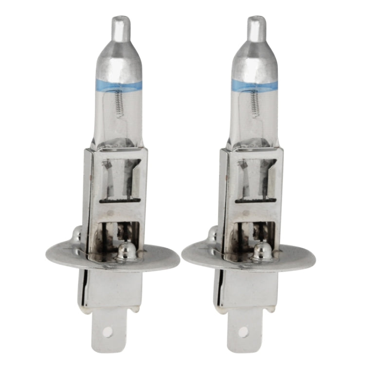 2 PCS H1 12V / 55W / 4300K / 1600lm Xenon Car Headlight Bulbs, Warm White - In Car by buy2fix | Online Shopping UK | buy2fix