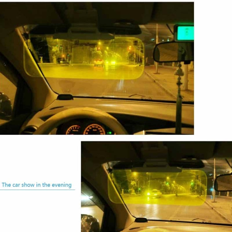 2 in 1 HD Car Anti-Glare Dazzling Goggle Day Night Vision Driving Mirror Sun Visors - Interior Mirrors by buy2fix | Online Shopping UK | buy2fix