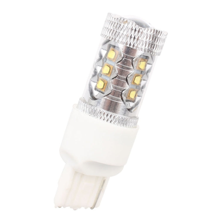 T20/7440 Single Wire 80W 800LM 6500K White Light 16-3535-LEDs Car Foglight, Constant Current , DC12-24V - In Car by buy2fix | Online Shopping UK | buy2fix