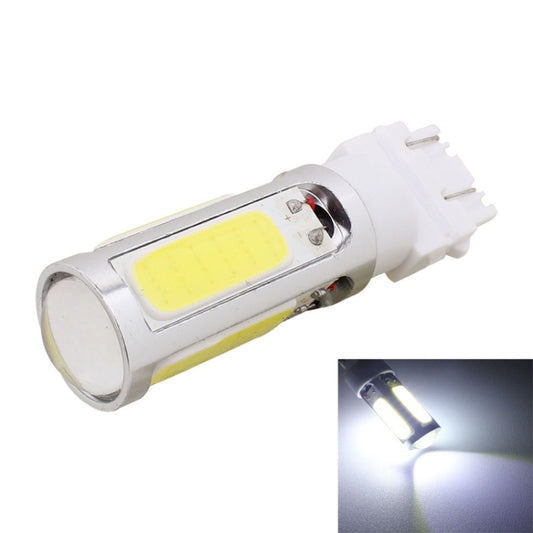 2PCS T25 Dual Wires 1250LM 20W + 5W 5 x COB LED White Light Brake Light Daytime Running Light Bulb, DC 12V - In Car by buy2fix | Online Shopping UK | buy2fix