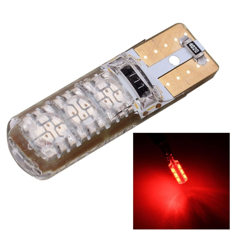 10 PCS T10 3W 300LM Silicone 6 LED SMD 5050 Car Clearance Lights Lamp, DC 12V - In Car by buy2fix | Online Shopping UK | buy2fix