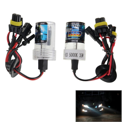 DC12V 35W H3 HID Xenon Light Single Beam Super Vision Waterproof Head Lamp, Color Temperature: 6000K, Pack of 2 - In Car by buy2fix | Online Shopping UK | buy2fix