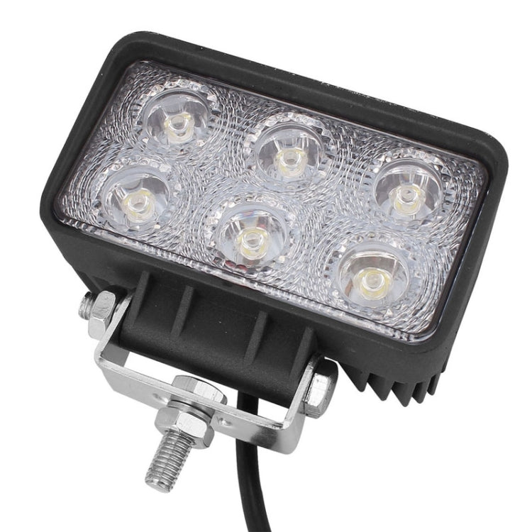 LML-1518 18W 1260-1350LM Epistar 6 LED White 30 Degree Spot Beam Car LED Light Waterproof IP67, DC 10-30V - In Car by buy2fix | Online Shopping UK | buy2fix