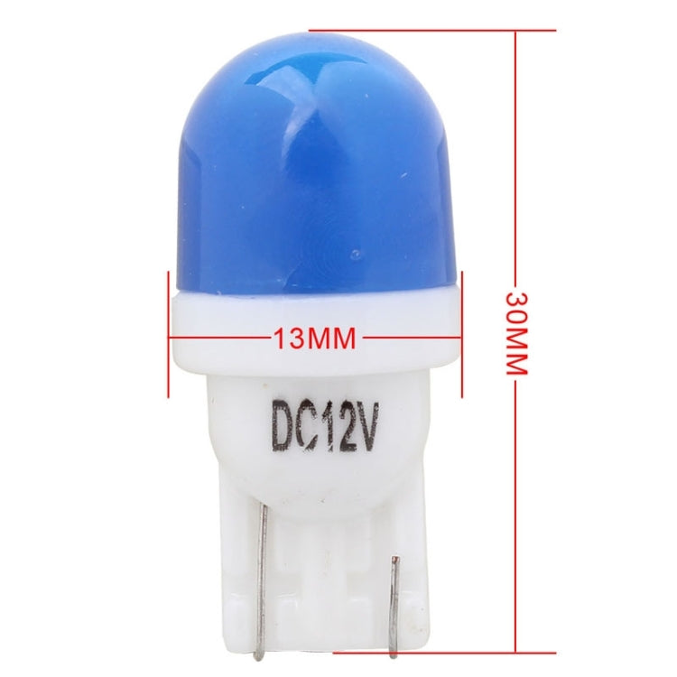 10 PCS T10 1W 80LM Ceramic 2 LED SMD 5630 Car Clearance Lights Lamp, DC 12V - In Car by buy2fix | Online Shopping UK | buy2fix