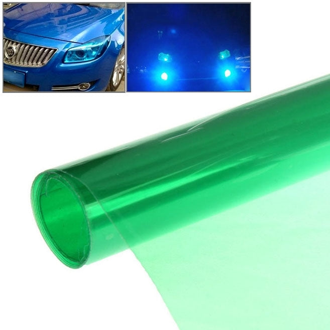 Protective Decoration Bright Surface Car Light Membrane /Lamp Sticker, Size: 195cm x 30cm(Green) - Auto Film by buy2fix | Online Shopping UK | buy2fix