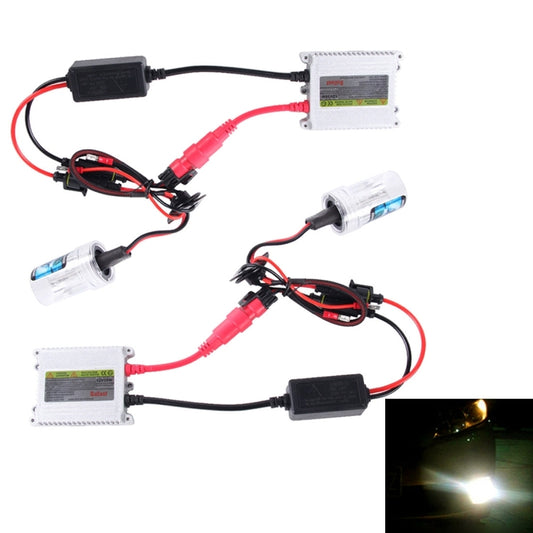 DC12V 35W 2x H1 HID Slim Xenon Light, High Intensity Discharge Lamp, Color Temperature: 4300K - In Car by buy2fix | Online Shopping UK | buy2fix