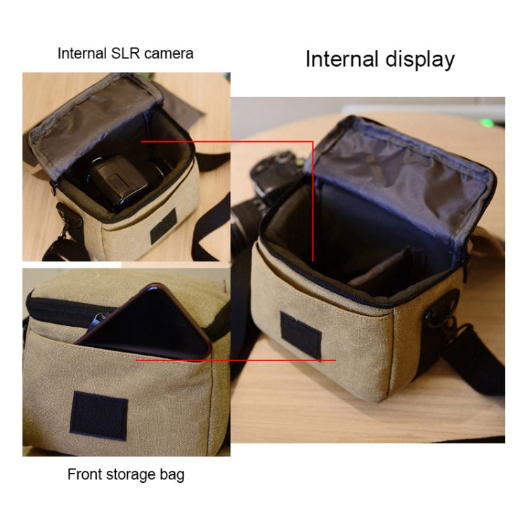 Universal Camera Bag, Inside Size: approx. 200mm x 115mm x 100mm(Red) - Camera Accessories by buy2fix | Online Shopping UK | buy2fix