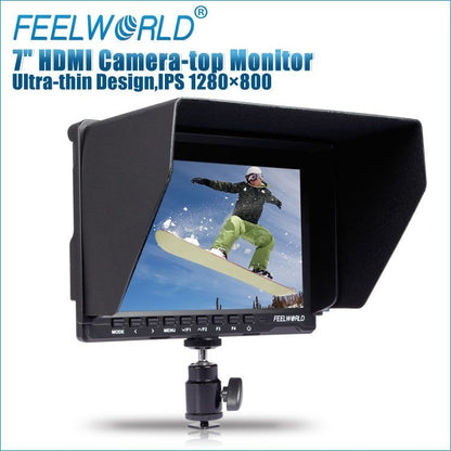 FEELWORLD FW-759 7 inch Slim Design 1280 x 800 Camera Field Monitor HDMI 1080P - On-camera Monitors by FEELWORLD | Online Shopping UK | buy2fix