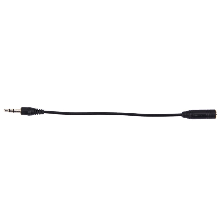 3.5 Male to 2.5 Female Converter Cable, Length: 17cm(Black) - Aux Cable by buy2fix | Online Shopping UK | buy2fix