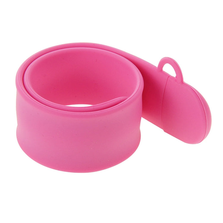 Silicone Bracelet USB Flash Disk with 4GB Memory(Pink) - USB Flash Drives by buy2fix | Online Shopping UK | buy2fix