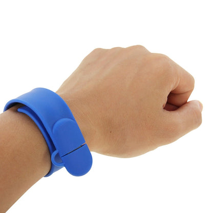 Silicone Bracelet USB Flash Disk with 32GB Memory(Dark Blue) -  by buy2fix | Online Shopping UK | buy2fix