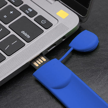 Silicone Bracelet USB Flash Disk with 32GB Memory(Dark Blue) -  by buy2fix | Online Shopping UK | buy2fix