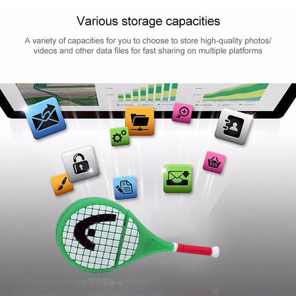 Tennis Racket Shape USB Flash Disk (4 GB) - USB Flash Drives by buy2fix | Online Shopping UK | buy2fix