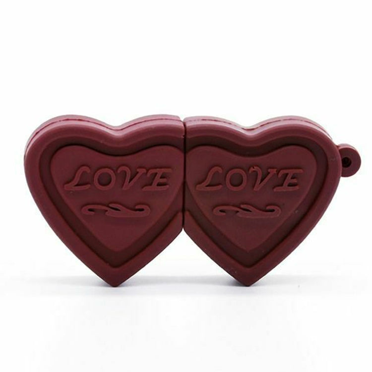 Dual Hearts Style 16GB USB Flash Disk - USB Flash Drives by buy2fix | Online Shopping UK | buy2fix