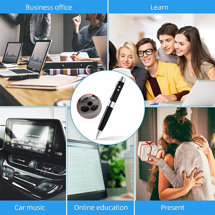 3 in 1 Laser Pen Style USB Flash Disk, Black (16GB) - Computer & Networking by buy2fix | Online Shopping UK | buy2fix