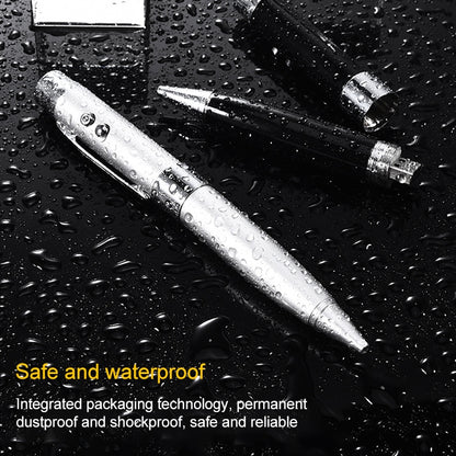 3 in 1 Laser Pen Style USB Flash Disk, Silver (4GB) - Computer & Networking by buy2fix | Online Shopping UK | buy2fix