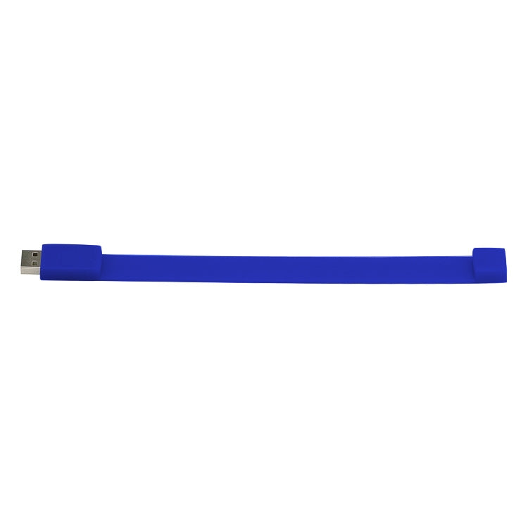 16GB Silicon Bracelets USB 2.0 Flash Disk(Dark Blue) - USB Flash Drives by buy2fix | Online Shopping UK | buy2fix