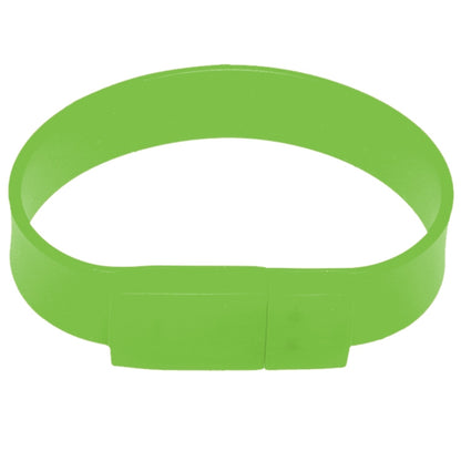 16GB Silicon Bracelets USB 2.0 Flash Disk(Green) -  by buy2fix | Online Shopping UK | buy2fix