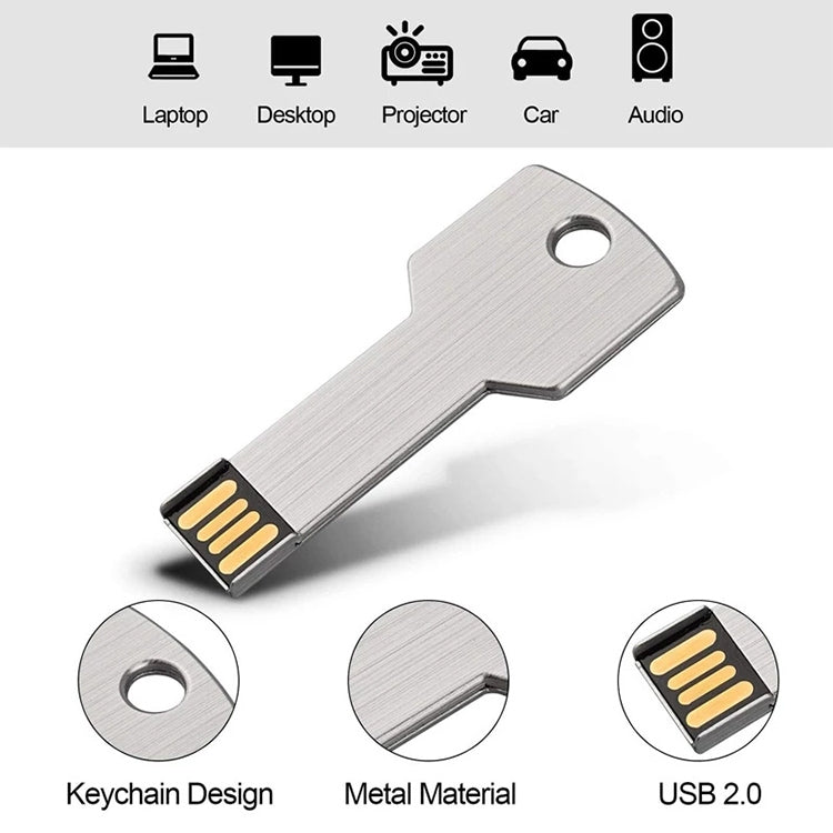 8GB Key USB Flash Disk - USB Flash Drives by buy2fix | Online Shopping UK | buy2fix