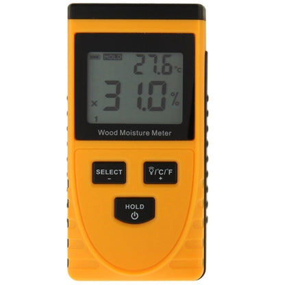 GM630 Digital Wood Moisture Meter with LCD(Orange) - Consumer Electronics by buy2fix | Online Shopping UK | buy2fix