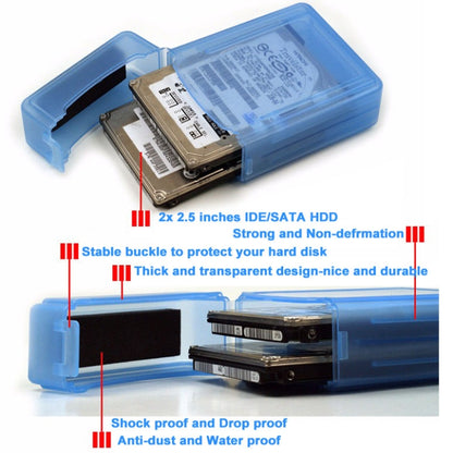 2.5 inch HDD Store Tank, Support 2x 2.5 inches IDE/SATA HDD(Orange) - HDD Enclosure by buy2fix | Online Shopping UK | buy2fix