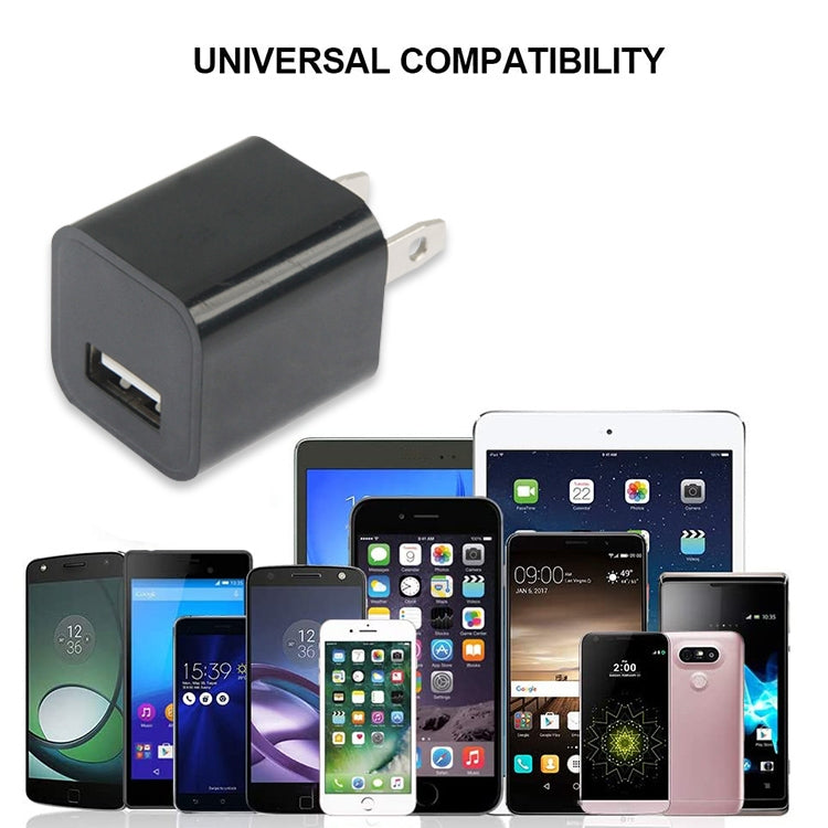 US Plug USB Charger(Dark Blue) - Apple Accessories by buy2fix | Online Shopping UK | buy2fix