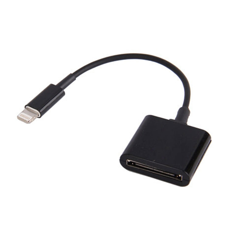 Seiko Edition 30 Pin Female to Male  Charging Cable Adapter, Length: 20cm(Black) - Converter & Adapter by buy2fix | Online Shopping UK | buy2fix