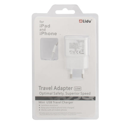 Charger Sync Cable + EU Plug Travel Charger(White) - USB Charger by buy2fix | Online Shopping UK | buy2fix