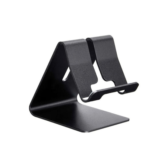 Aluminum Stand Desktop Holder for iPad, iPhone, Galaxy, Huawei, Xiaomi, HTC, Sony, and other Mobile Phones or Tablets(Black) - Desktop Holder by buy2fix | Online Shopping UK | buy2fix