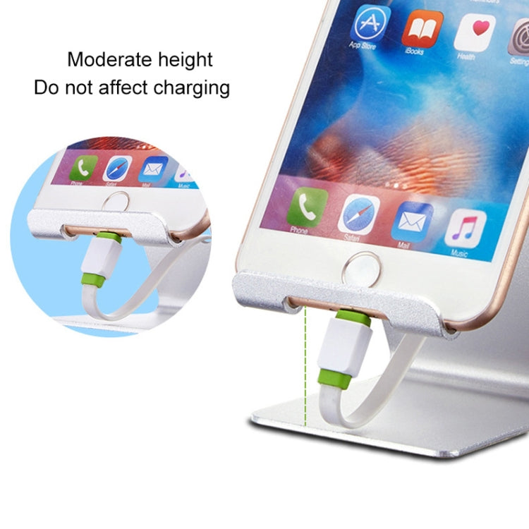 Aluminum Stand Desktop Holder for iPad, iPhone, Galaxy, Huawei, Xiaomi, HTC, Sony, and other Mobile Phones or Tablets(Silver) - Desktop Holder by buy2fix | Online Shopping UK | buy2fix