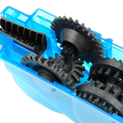 Bicycle Chain Cleaner Cycling Bike Machine Brushes Scrubber Wash Tool Kit Mountaineer Bicycle Chain Cleaner Tool Kits(Blue) - Outdoor & Sports by buy2fix | Online Shopping UK | buy2fix