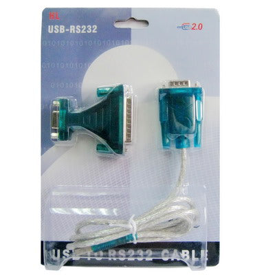 USB to RS232 9 Pin Male Cable & RS232 9P Female to RS232 25 Pin Male Adapter with Single Chip - RS485 / RS232 Series by buy2fix | Online Shopping UK | buy2fix