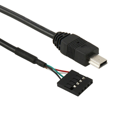 5 Pin Motherboard Female Header to Mini USB Male Adapter Cable, Length: 50cm -  by buy2fix | Online Shopping UK | buy2fix