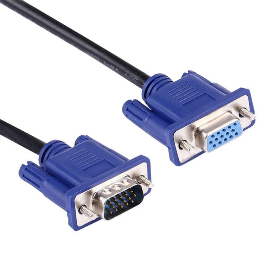 3m Good Quality VGA 15 Pin Male to VGA 15 Pin Female Cable for LCD Monitor, Projector, etc - Cable by buy2fix | Online Shopping UK | buy2fix