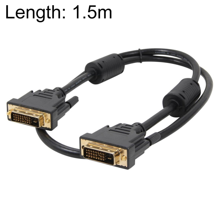 DVI 24+1P Male to DVI 24+1P Male Cable, Length: 1.5m -  by buy2fix | Online Shopping UK | buy2fix