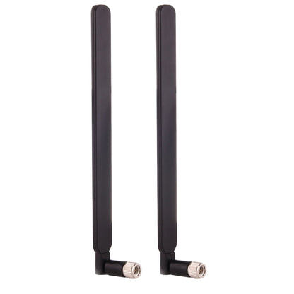 2 PCS B593 5dBi SMA Male 4G LTE Router Antenna(Black) - SMA/RP-SMA Antenna by buy2fix | Online Shopping UK | buy2fix