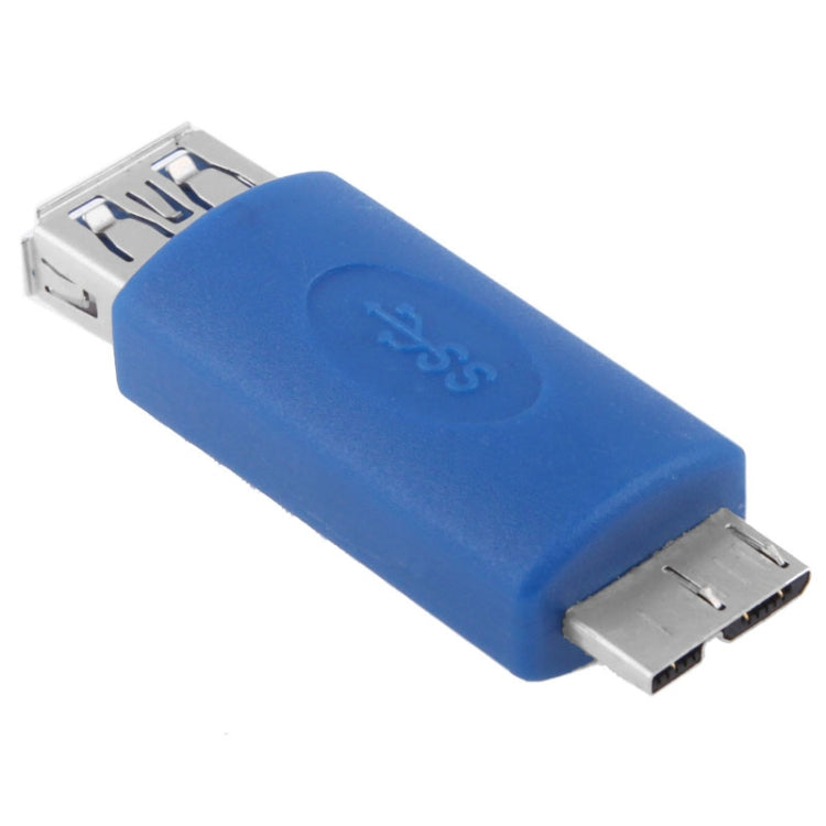 Super Speed USB 3.0 AF to USB 3.0 Micro-B Male Adapter(Blue) - USB 3.0 by buy2fix | Online Shopping UK | buy2fix