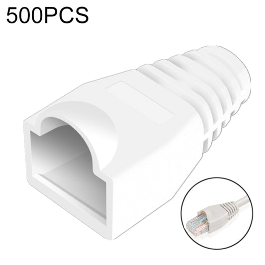 Network Cable Boots Cap Cover for RJ45, Green (500 pcs in one packaging , the price is for 500 pcs)(White) - Computer & Networking by buy2fix | Online Shopping UK | buy2fix