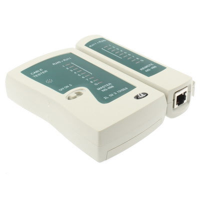 Network Cable Tester Rj45 Rj11 Rj12 Cat5 UTP LAN Networking Tool(White) - Lan Cable and Tools by buy2fix | Online Shopping UK | buy2fix