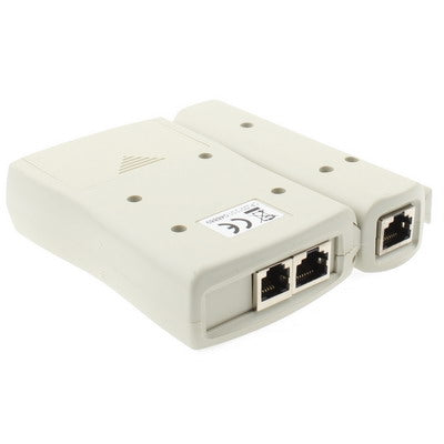 Network Cable Tester Rj45 Rj11 Rj12 Cat5 UTP LAN Networking Tool(White) - Lan Cable and Tools by buy2fix | Online Shopping UK | buy2fix